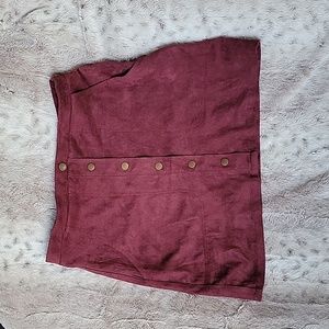 HYFVE, Size M, Burgundy Skirt